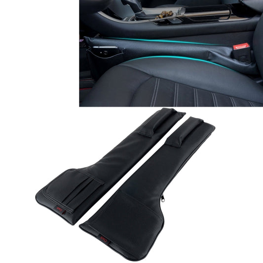 A Pair Universal Car Seat Catcher Gap Console Filler Seat Side Pocket Organizer Catcher Leak-Proof Seat Crevice Storage Bags