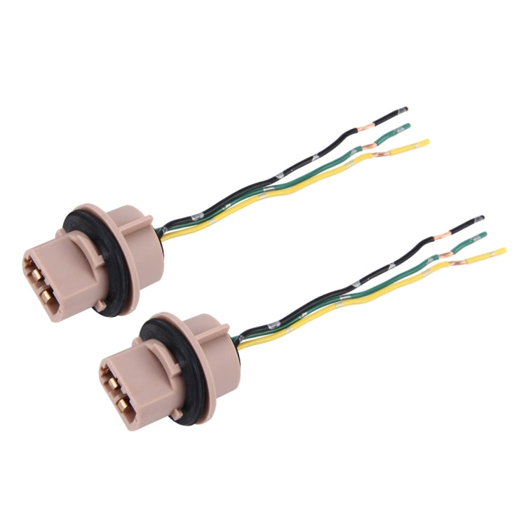 2 PCS Car Auto LED Bulb Socket Holder (No Including Light)