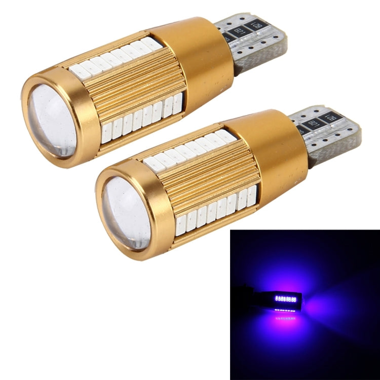 2 PCS T10 2W 180 LM 5500K Constant Current Car Clearance Light with 38 SMD-3014 Lamps, DC 12-16V