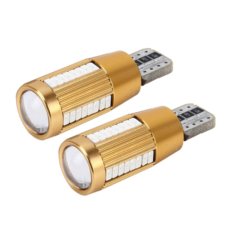 2 PCS T10 2W 180 LM 5500K Constant Current Car Clearance Light with 38 SMD-3014 Lamps, DC 12-16V