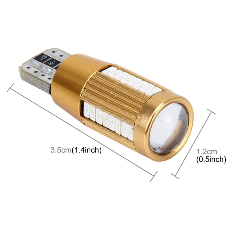 2 PCS T10 2W 180 LM 5500K Constant Current Car Clearance Light with 38 SMD-3014 Lamps, DC 12-16V