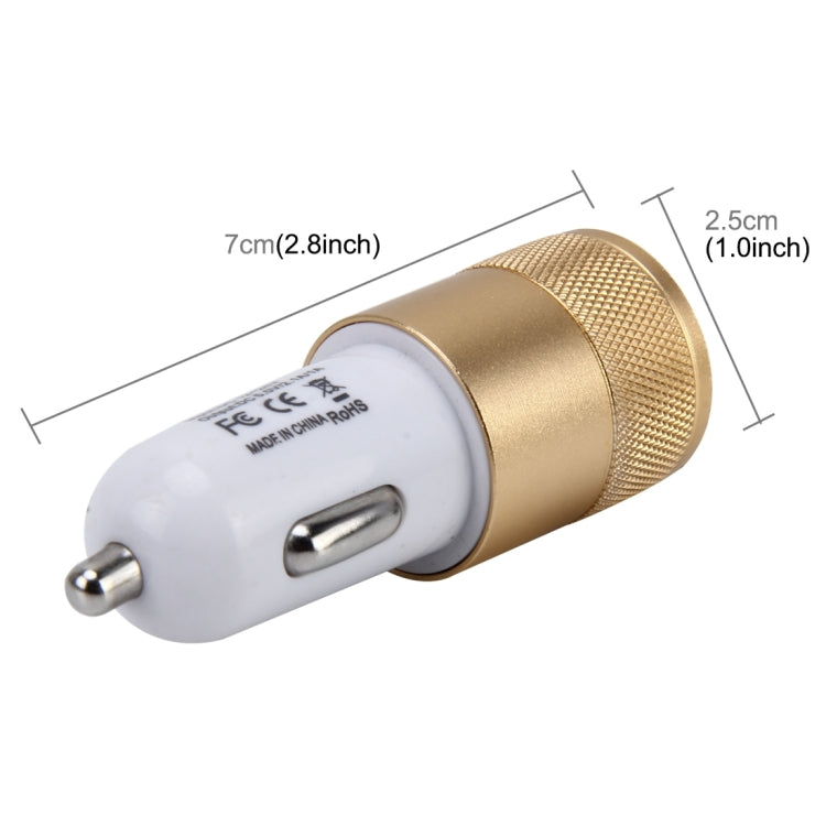 10 PCS Car Auto 5V Dual USB 2.1A/1A Cigarette Lighter Adapter for Most Phones