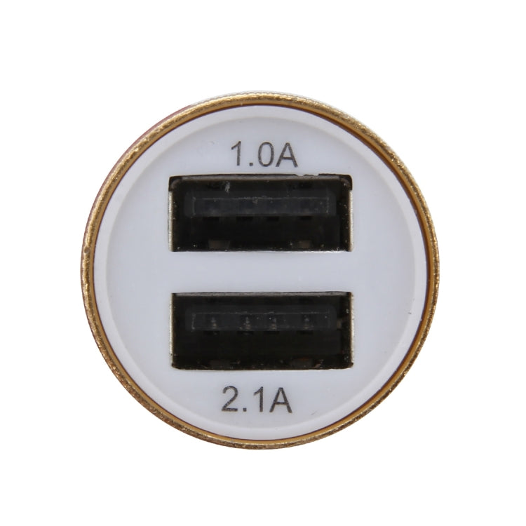 10 PCS Car Auto 5V Dual USB 2.1A/1A Cigarette Lighter Adapter for Most Phones