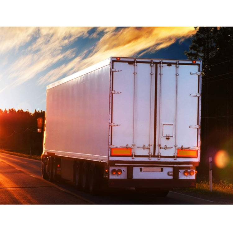 Car Auto Aluminum 55cm × 19cm Rear Warning Sign Sticker for Truck and Van