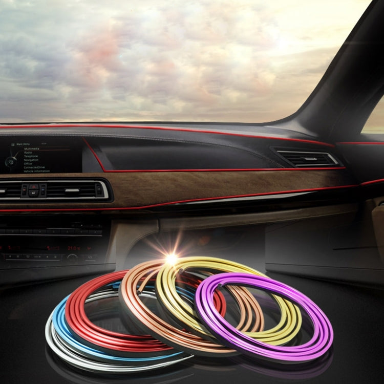 5m Flexible Trim For DIY Automobile Car Interior Exterior Moulding Trim Decorative Line Strip with Film Scraper