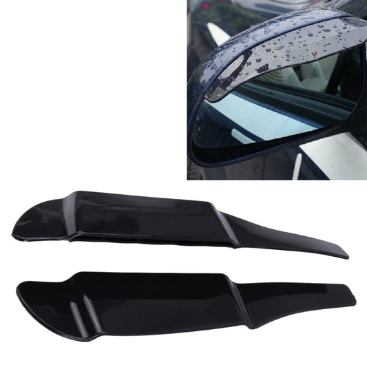 2 PCS Car Auto Universal Rubber Reversing Rearview Mirror Rain Baffle Plate