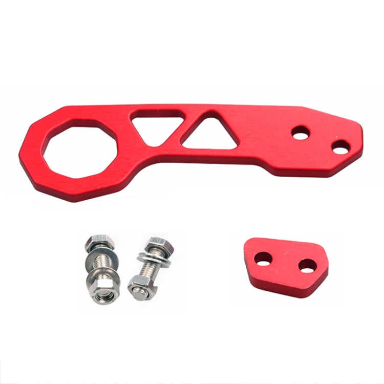 Aluminum Alloy Rear Tow Towing Hook Trailer Ring for Universal Car Auto with 2 x Screw Holes