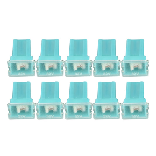 10 PCS Vehicle Car Plastic Shell Straight Female Terminal Push in Blade Cartridge PAL Fuse 20Amp 32V