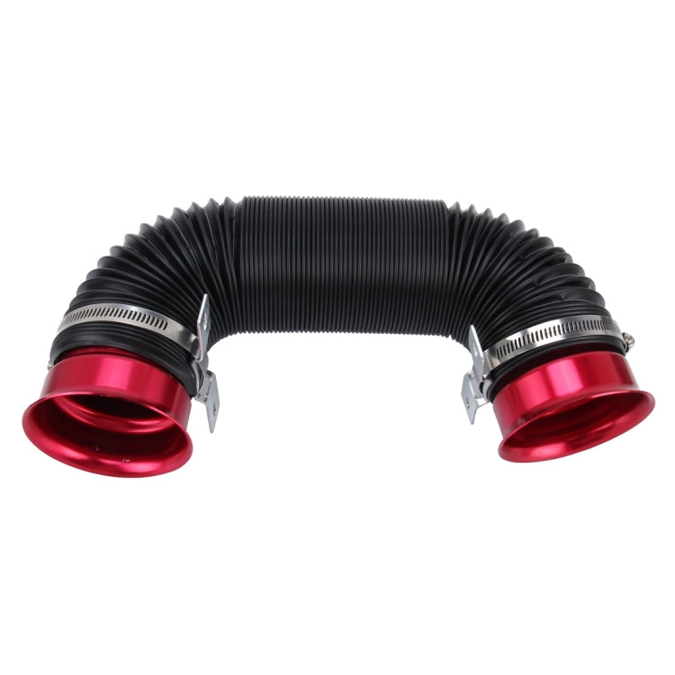 Car Auto Universal Tube Air Filter Adjustable Cold Air Injection Intake System Pipe Without Air Filter