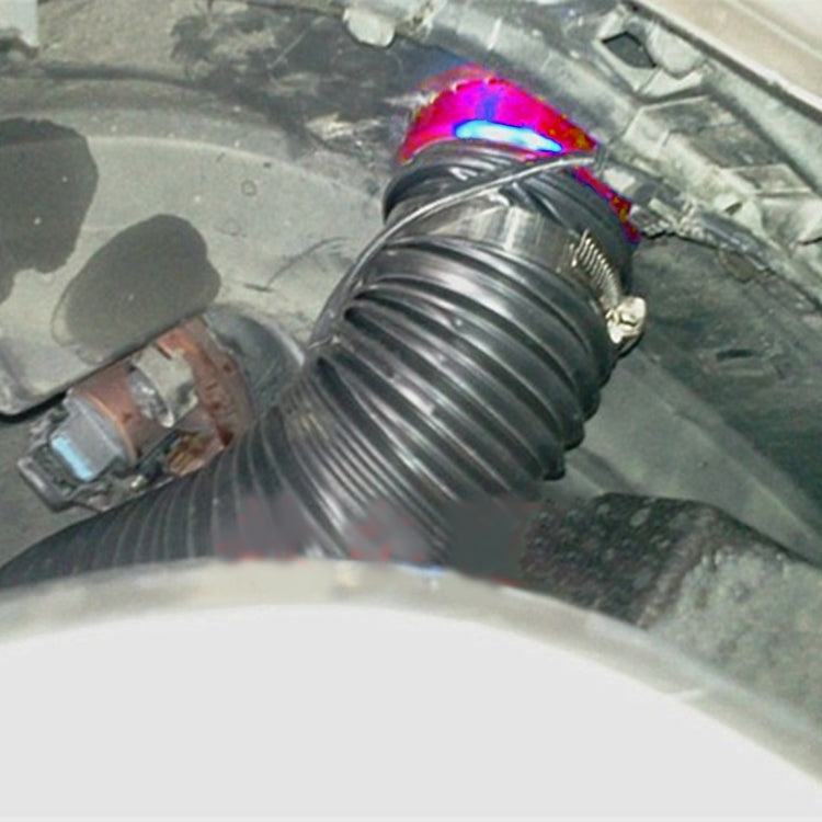 Car Auto Universal Tube Air Filter Adjustable Cold Air Injection Intake System Pipe Without Air Filter