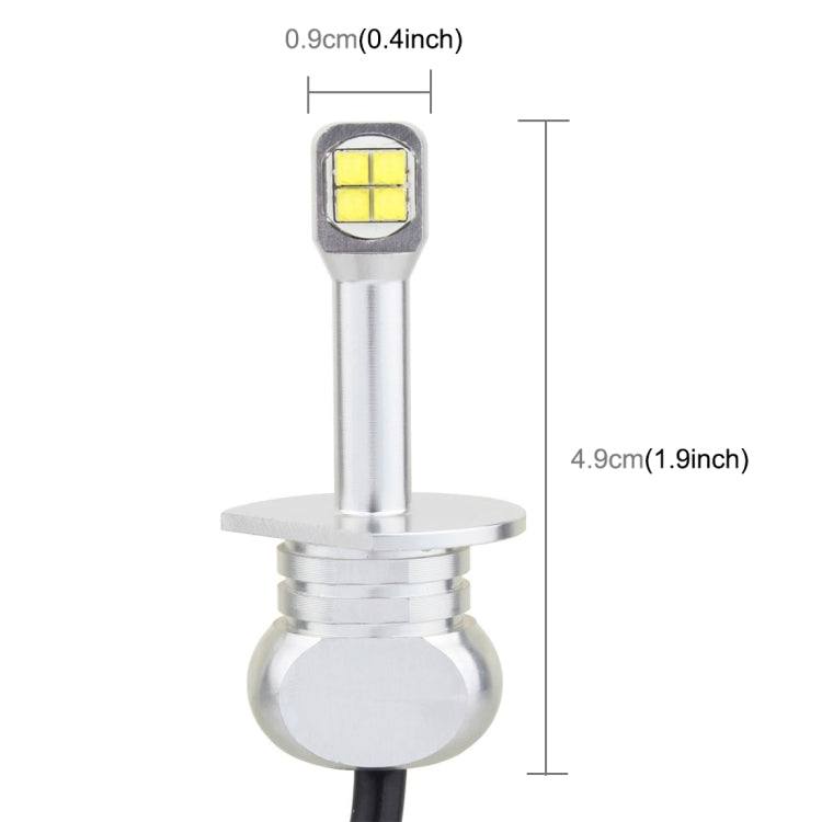2 PCS  H1 40W 800 LM 6000K 8 CREE LEDs Car Fog Lights, DC 12V