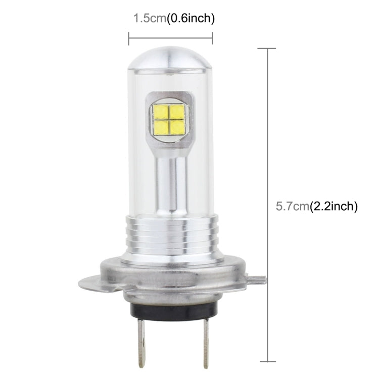 2 PCS  H7 40W 800 LM 6000K 8 CREE LEDs Car Fog Lights, DC 12V