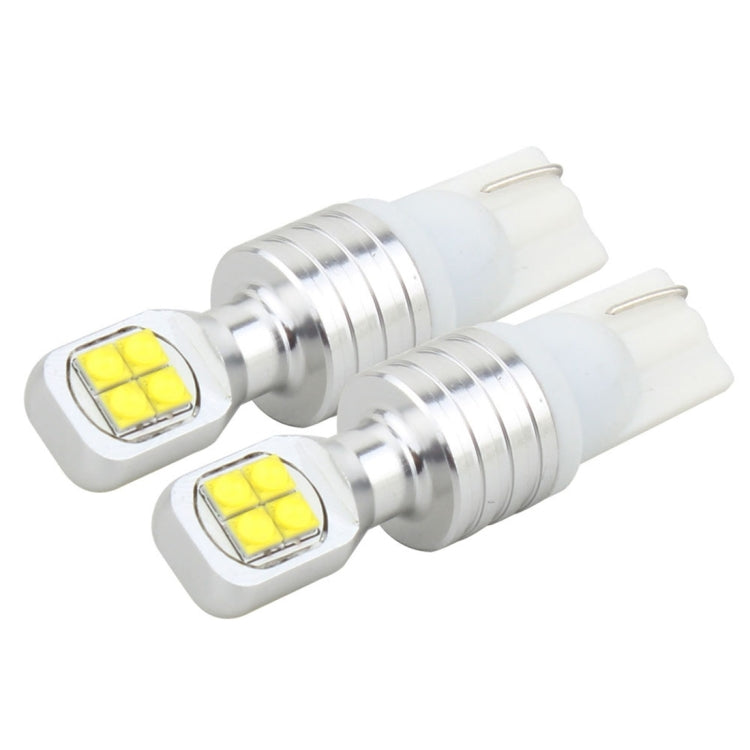 2 PCS  T10/W5W 40W 800 LM 6000K Car Clearance Light Reading Light License Light with 8 Lamp, DC 12V