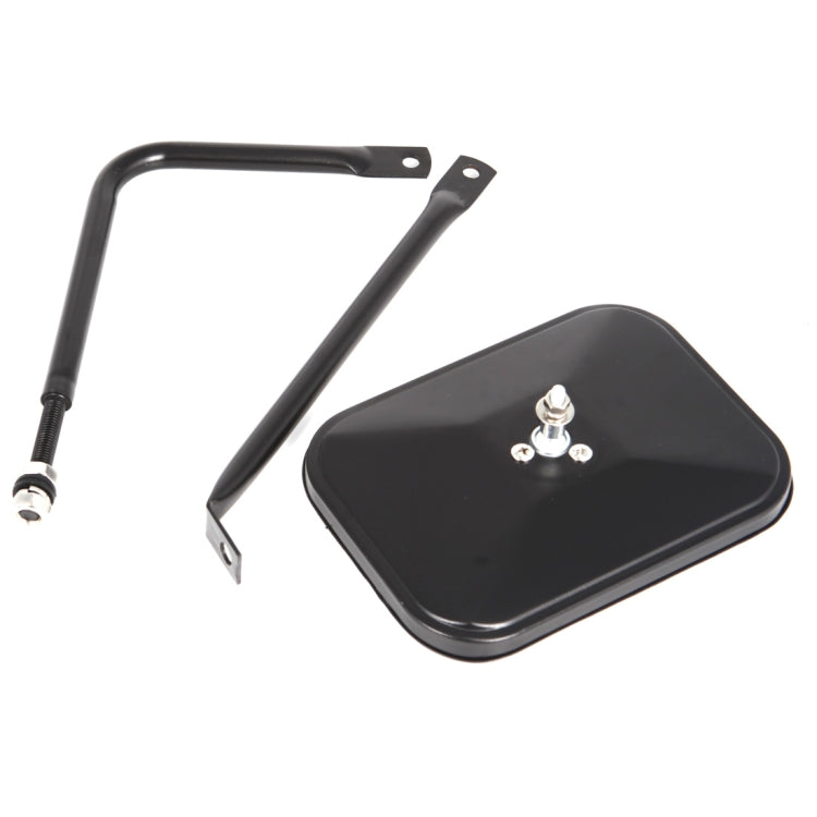 2 PCS Car Door Off Side View Mirror Rectangular Reversing Mirrors for Jeep Wrangler JL 2018