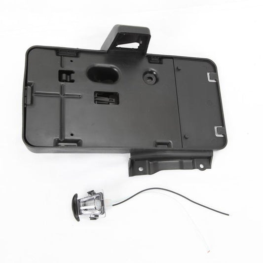 Car Tail Rear License Plate Frame Number Holder Mounting Bracket with Light for Jeep Wrangler JK 2007-2017