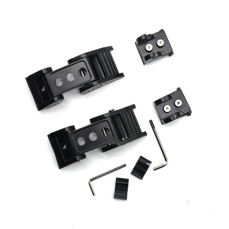 2 PCS Car Three Holes Hood Latch Locking Catch Buckle Engine Cover for Jeep Wrangler JK 2006-2017