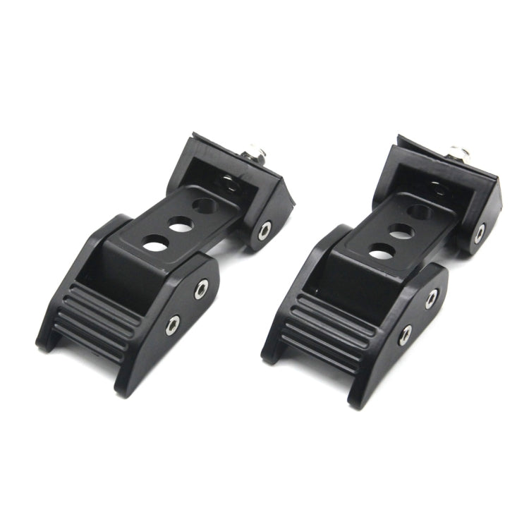 2 PCS Car Three Holes Hood Latch Locking Catch Buckle Engine Cover for Jeep Wrangler JK 2006-2017
