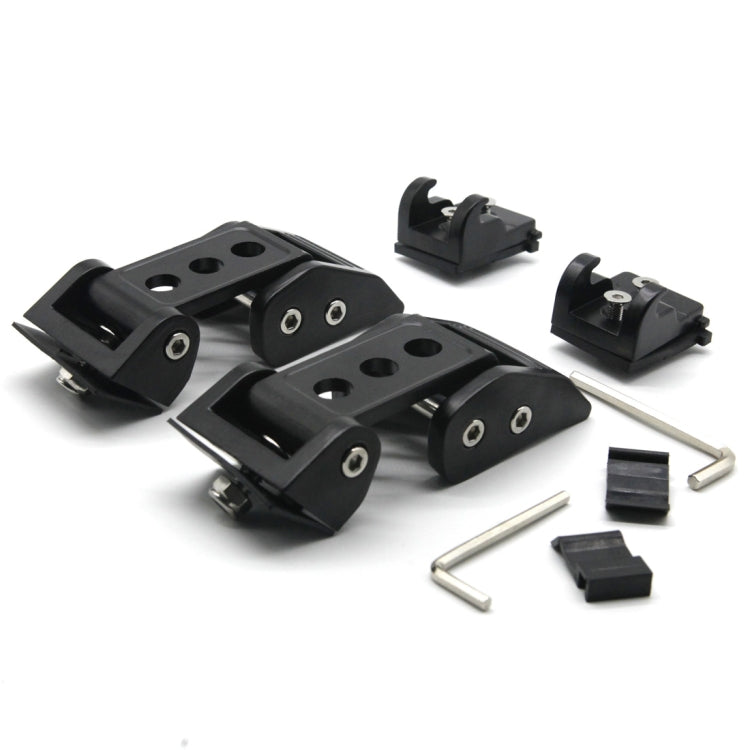2 PCS Car Three Holes Hood Latch Locking Catch Buckle Engine Cover for Jeep Wrangler JK 2006-2017