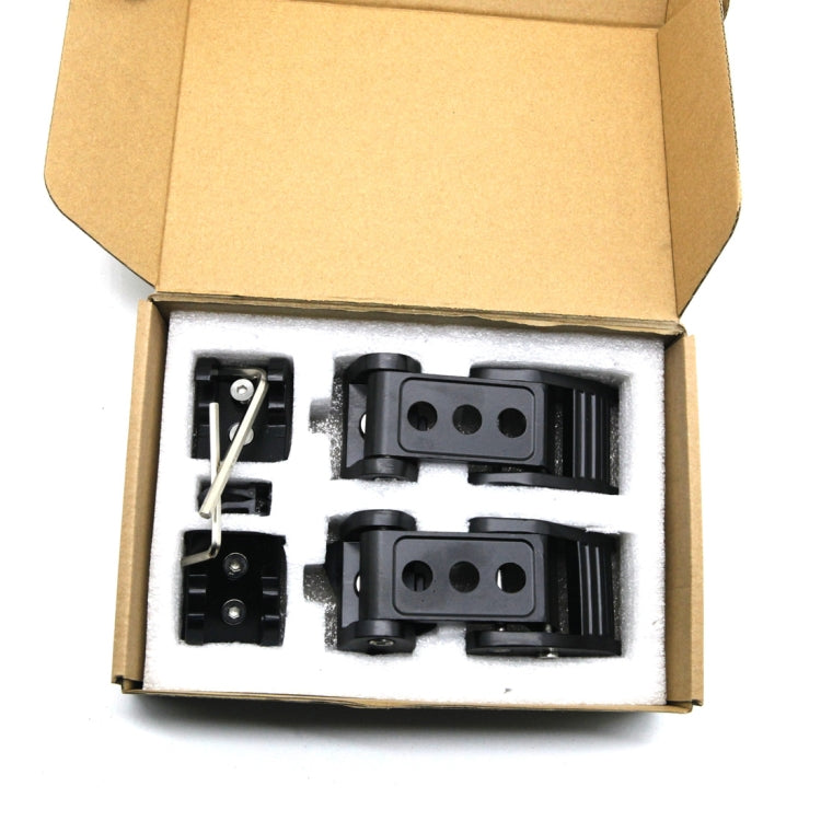 2 PCS Car Three Holes Hood Latch Locking Catch Buckle Engine Cover for Jeep Wrangler JK 2006-2017