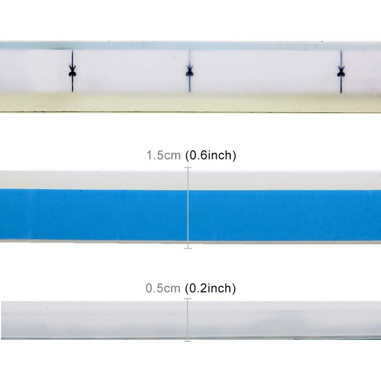 2 PCS 30cm DC12V 4.2W Ultra-thin Car Auto Double Colors Turn Lights / Running Lights, with LED SMD-2835 Lamp Beads (Turn Lights: Yellow Light; Running Lights: Ice Blue Light)