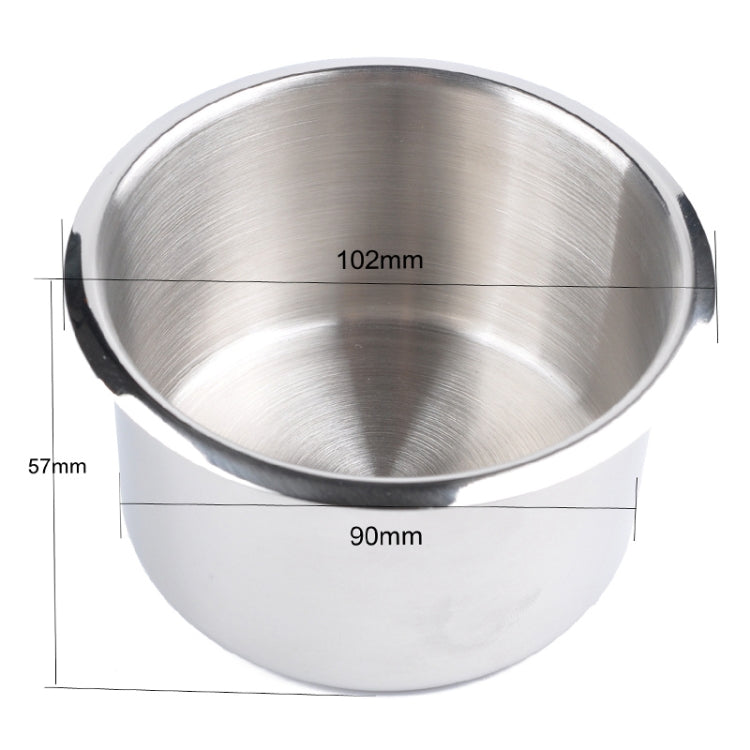 Stainless Steel Drop-in Cup Holder Table Drink Holder for RV Car Truck Camper, Size: 9 x 5.7cm