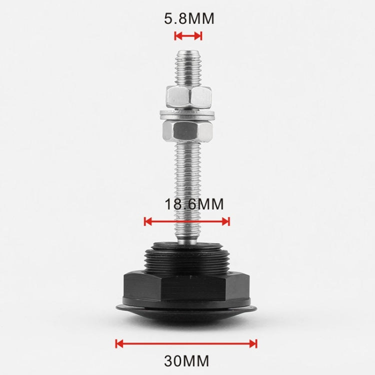 Car Mini Stainless Steel Quick-pins Push Button Billet Hood Pins Lock Clip Kit