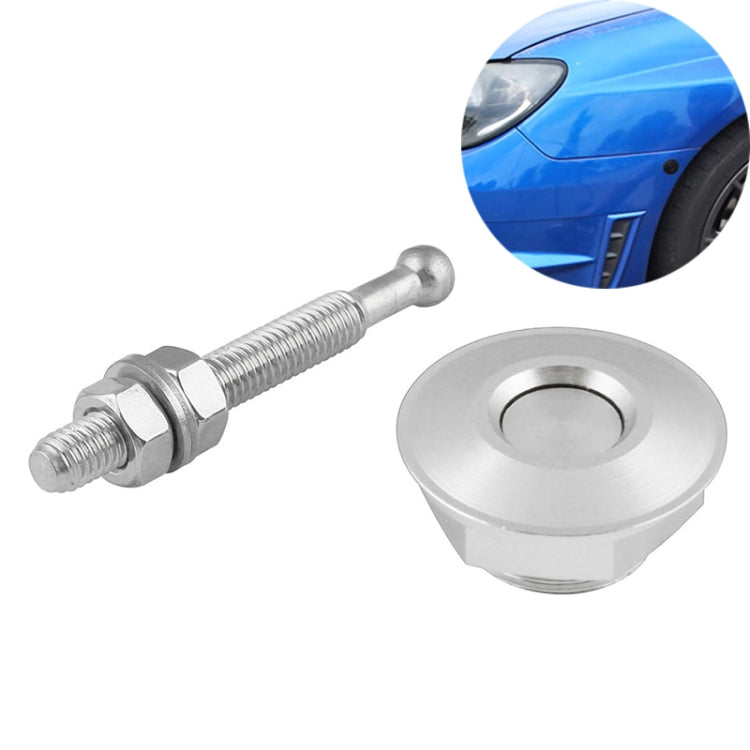 Car Mini Stainless Steel Quick-pins Push Button Billet Hood Pins Lock Clip Kit