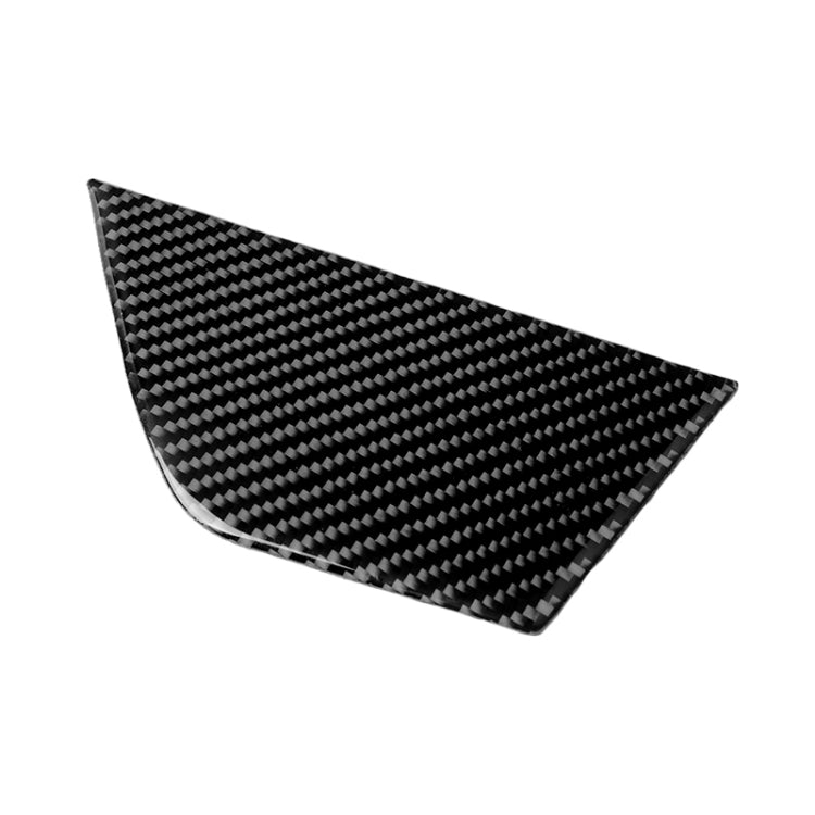 2 PCS Car Carbon Fiber Left Drive Seat Adjustment Panel Decorative Sticker for Mercedes-Benz W204 2007-2013