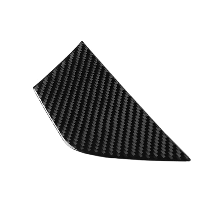 2 PCS Car Carbon Fiber Seat Adjustment Panel Decorative Sticker for Mercedes-Benz W204 2007-2013