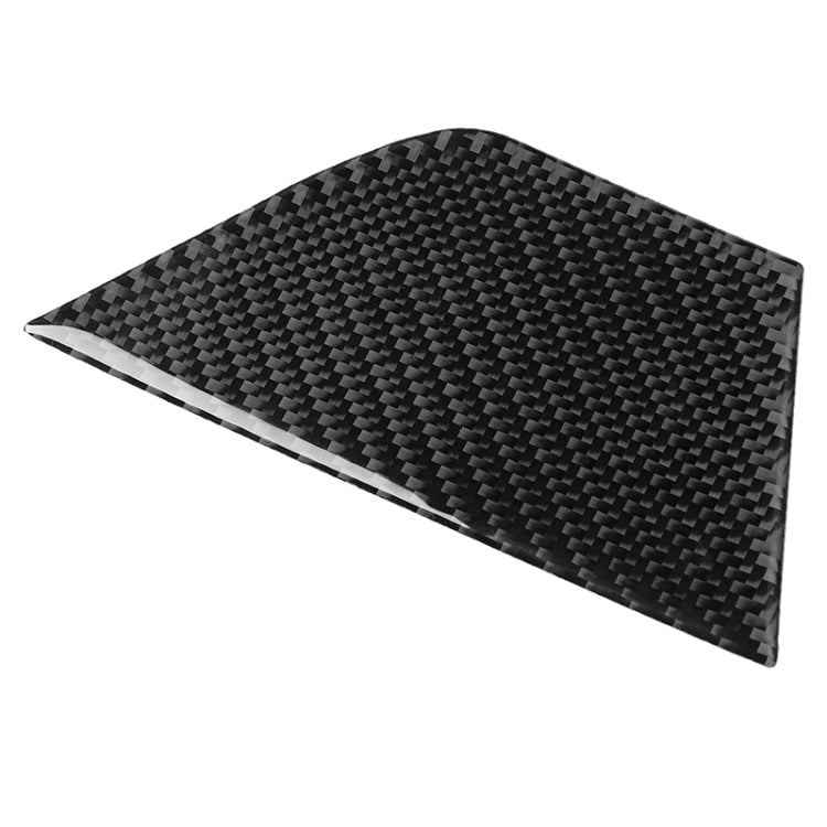 2 PCS Car Carbon Fiber Seat Adjustment Panel Decorative Sticker for Mercedes-Benz W204 2007-2013