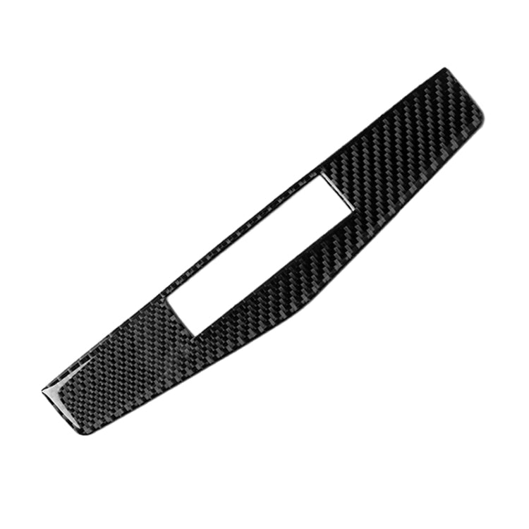 Car Carbon Fiber Center Console Panel Decorative Sticker for Mercedes-Benz W204 C Class 2007-2010