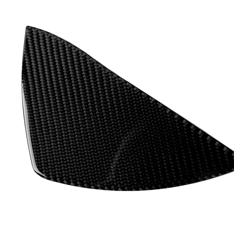 Car Carbon Fiber Front Door Slot Panel Decorative Sticker for Mercedes-Benz W204 C Class 2007-2013