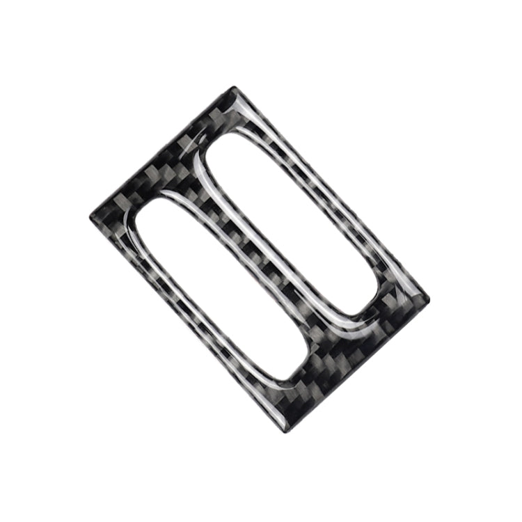 Car Carbon Fiber Intermediate Air Outlet Panel Decorative Sticker for Mercedes-Benz W204 2011-2013