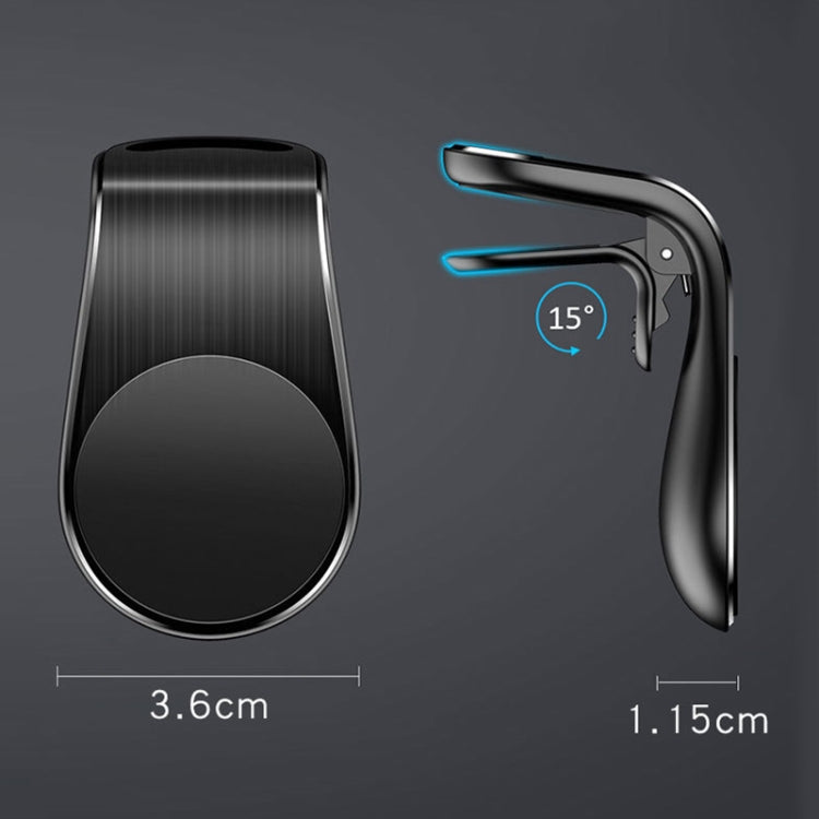 Car Metal Magnetic Air Outlet Mobile Phone Holder Bracket