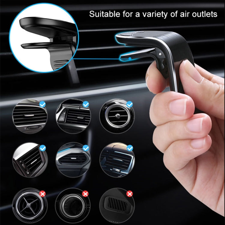 Car Metal Magnetic Air Outlet Mobile Phone Holder Bracket