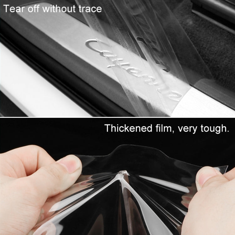 Universal Car Door Invisible Anti-collision Strip Protection Guards Trims Stickers Tape, Size: 7cm x 10m