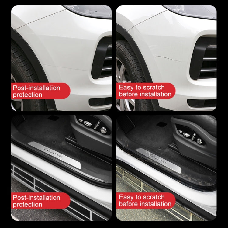 Universal Car Door Invisible Anti-collision Strip Protection Guards Trims Stickers Tape, Size: 10cm x 3m