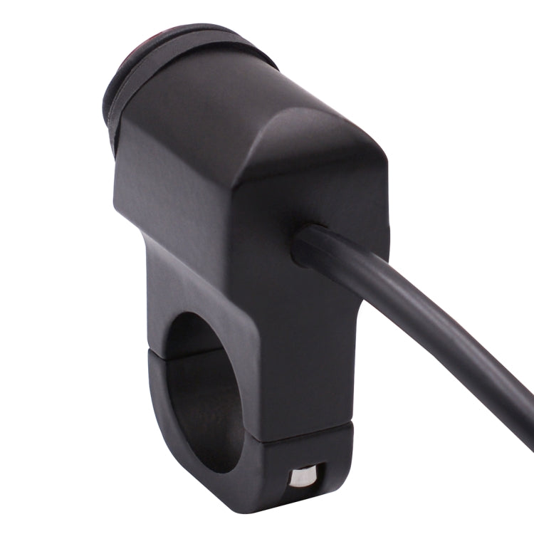 Motorcycle Headlight Auxiliary Light Waterproof Aluminum Alloy Single Flash Switches with Indicator Light