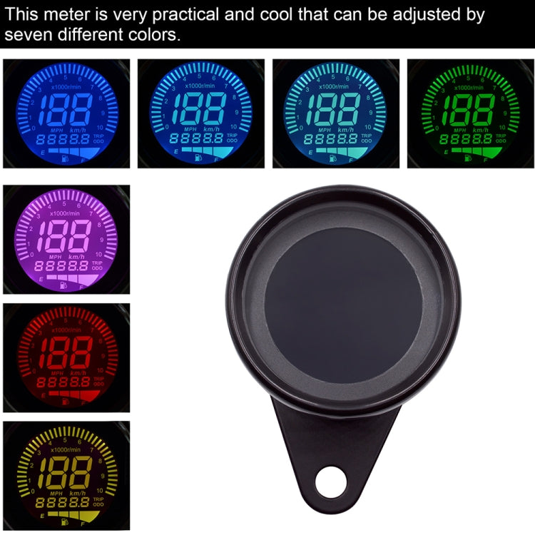 Motorcycle Multi-functional Modification Instrumentation Motorcycle Odometer Speedometer Tachometer Oil Gauge