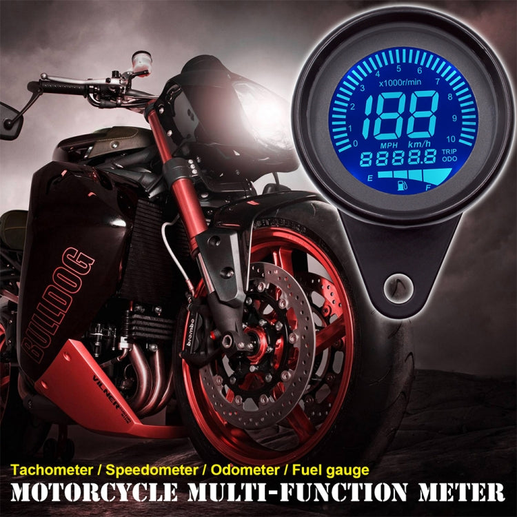 Motorcycle Multi-functional Modification Instrumentation Motorcycle Odometer Speedometer Tachometer Oil Gauge