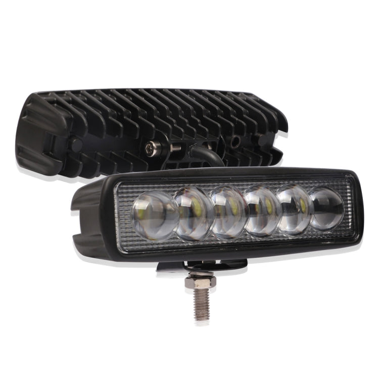 6 inch 18W 6000K IP68 8D Car Boat Marine Work Lights Spotlight LED Bulbs, DC 10-30V