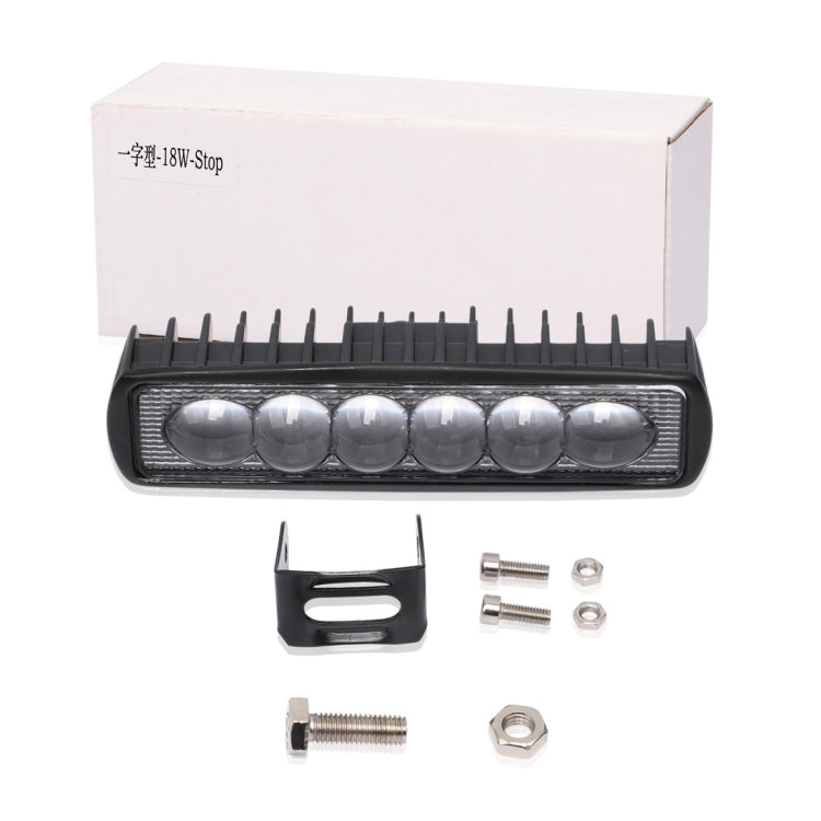 6 inch 18W 6000K IP68 8D Car Boat Marine Work Lights Spotlight LED Bulbs, DC 10-30V