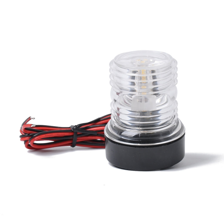 DC 12V 2.5W Marine Boat Yacht Stern Anchor LED Navigation Light All Round 360 Degree White Light