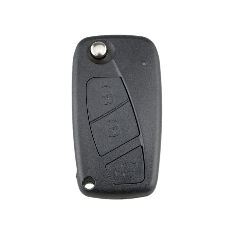 For FIAT Car Keys Replacement 3 Buttons Car Key Case with Side Battery Holder