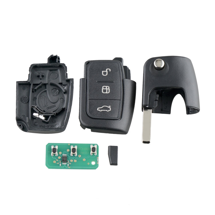 For Ford Focus Intelligent Remote Control Car Key with 63 Chip 40 Bit & Battery, Frequency: 433MHz