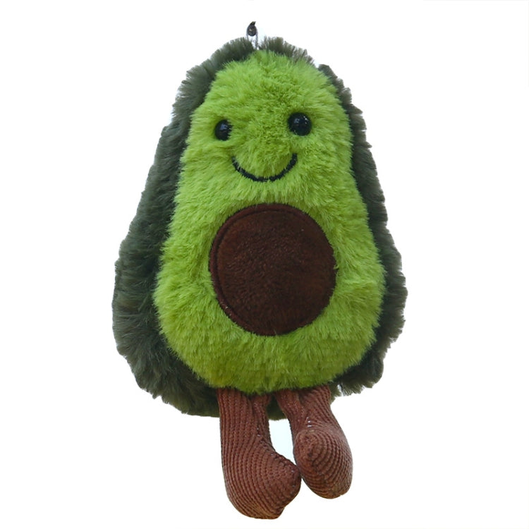 Cute Fruit Jewelry Plush Cartoon Anthropomorphic Avocado Key Ring