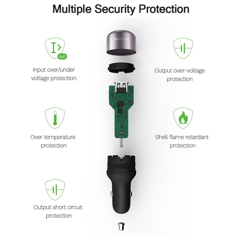 Original Huawei CP31 18W Max Dual USB Port Fast Charging Car Charger