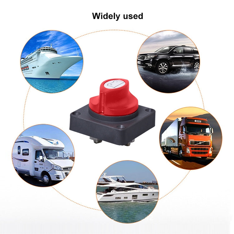 Car Auto RV Marine Boat Battery Selector Isolator Disconnect Rotary Switch Cut