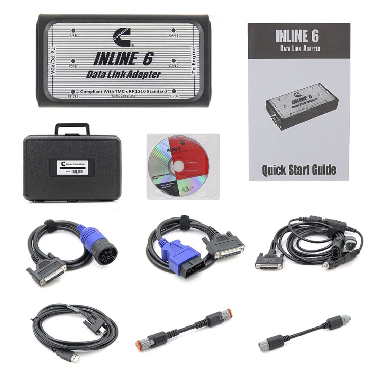 Cummins Inline6 Data Link Adapter Heavy Duty Diagnostic Tool Scanner