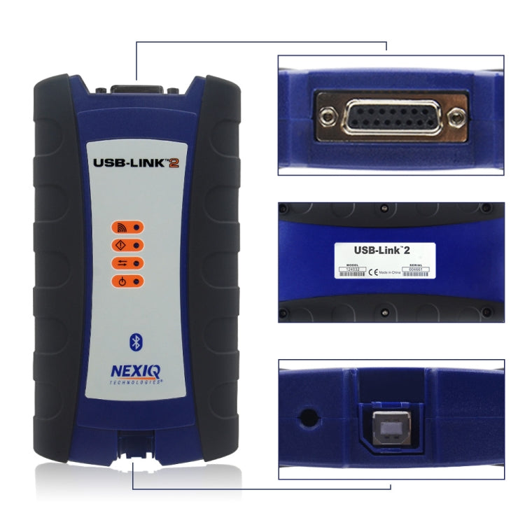 Nexiq 2 Bluetooth USB Linked Truck Diagnostic Tool Heavy Duty Truck Scanner